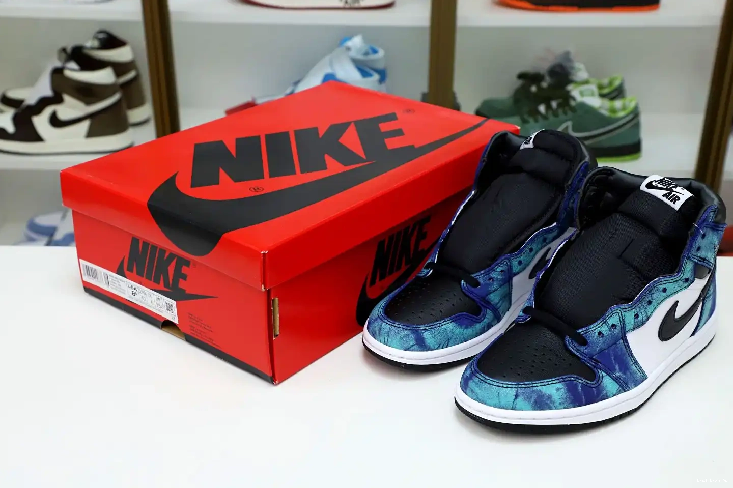 Kimikick Jordan  Air Tie-Dye 1 OG High 0805